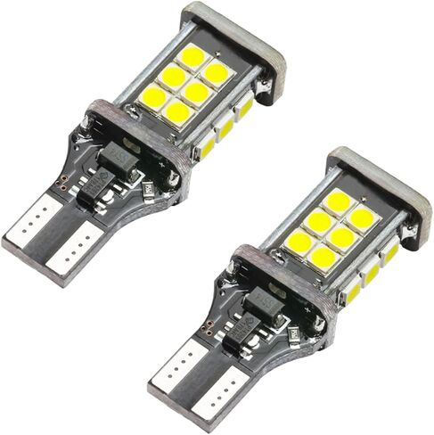 Car T15 LED Backup Reverse Light, High Power Bright 912 921 W16W Decoding Lights with 3030SMD Chip, 12V 5W 6500K White Auto Illumination Bulb Replacement for RV Car Truck (2PCS) in Kuwait