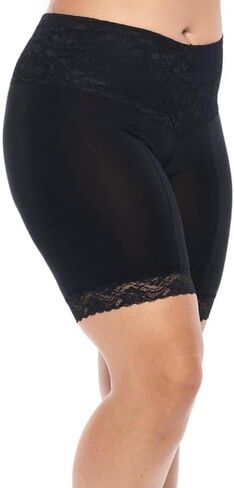 Undersummers Lace Slip Shorts, Shortlette Slip Shorts for Women Under Dress, Anti Thigh Chafing Shorts for Women, 9" Inseam in Saudi Arabia
