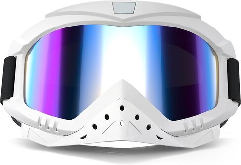 Dirt Bike Goggles Motorcycle Goggles ATV, Ski, Windproof Glasses for Adults, Men, Women, Youth in Kuwait