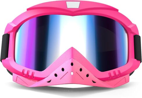Dirt Bike Goggles Motorcycle Goggles ATV, Ski, Windproof Glasses for Adults, Men, Women, Youth in Kuwait