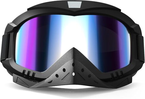 Dirt Bike Goggles Motorcycle Goggles ATV, Ski, Windproof Glasses for Adults, Men, Women, Youth in Kuwait