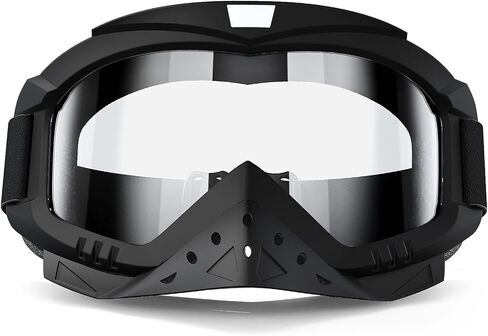 Dirt Bike Goggles Motorcycle Goggles ATV, Ski, Windproof Glasses for Adults, Men, Women, Youth in Kuwait