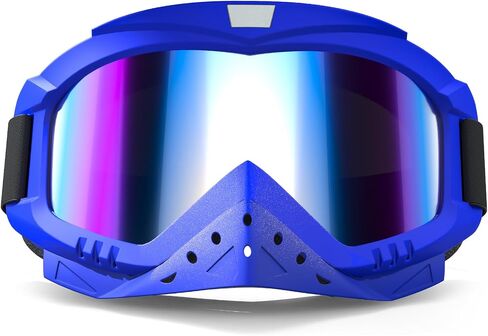 Dirt Bike Goggles Motorcycle Goggles ATV, Ski, Windproof Glasses for Adults, Men, Women, Youth in Kuwait