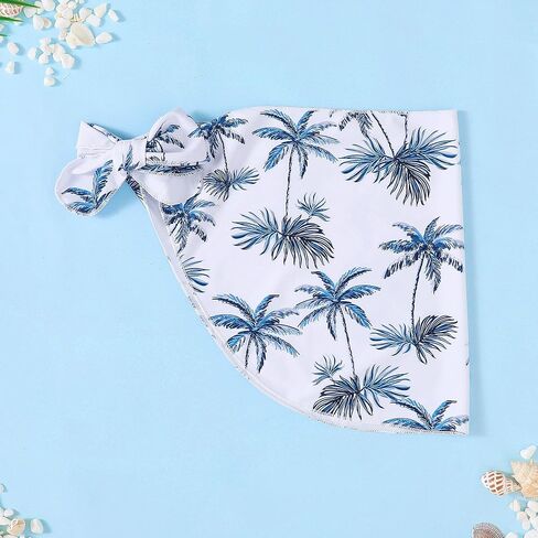 Girls Swimsuit 3PCS Bikini Sets,Adjustable Shoulder Strap Bathing Suits 5-14Y Girls' Swimwear with Cover Up Skirt in Saudi Arabia