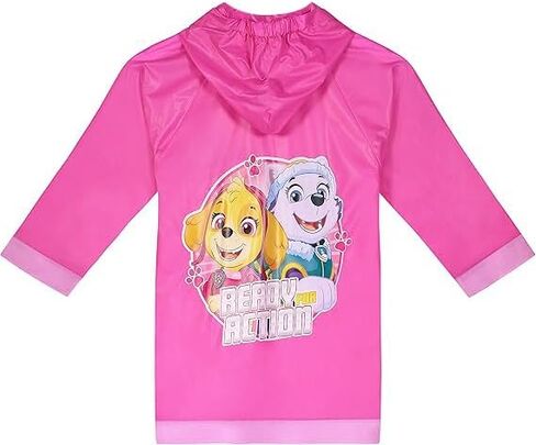Nickelodeon Girls’ Paw Patrol Rain Jacket – Lightweight Hooded Slicker for Toddlers & Kids – Skye & Everest Design in Saudi Arabia