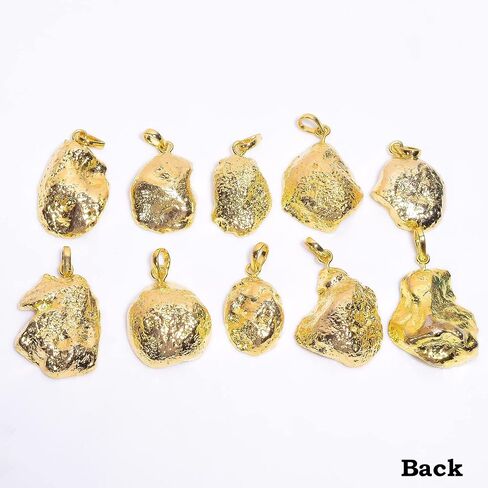 Quartz Handmade Pendant Necklaces in Gold Plated Bohemian Birthstone Pendant Attachment with Chain, Trendy Simple Jewelry Gift for Girls & Women (Green) in Saudi Arabia