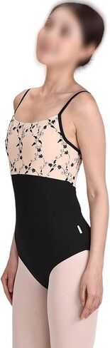 Women's Ballet Camisole Leotard Embroidered Mesh in Kuwait
