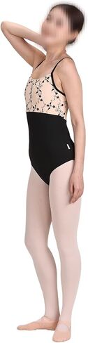 Women's Ballet Camisole Leotard Embroidered Mesh in Kuwait