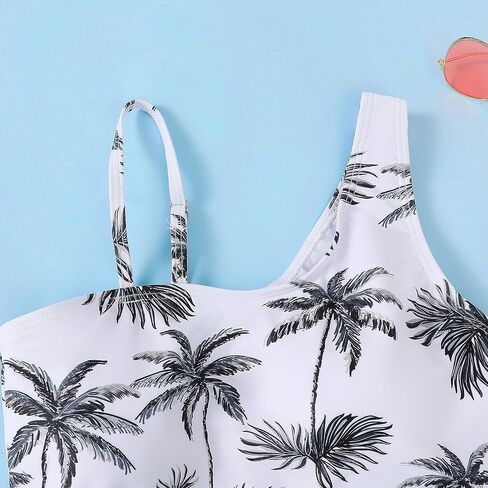 فتيات السباحة 3pcs مجموعات بيكيني ، بدلات السباحة القابلة للتعديل حزام الكتف in Kuwait