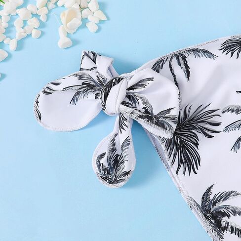 فتيات السباحة 3pcs مجموعات بيكيني ، بدلات السباحة القابلة للتعديل حزام الكتف in Kuwait