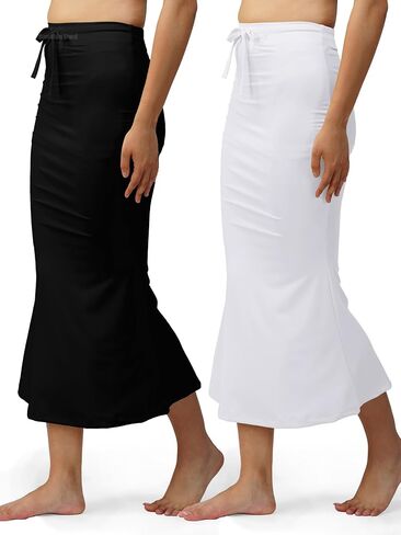 Saree Shapewear Petticoat for Women, Cotton Blended,Petticoat,Skirts for Women,Shape Wear (Pack of 2) in Kuwait