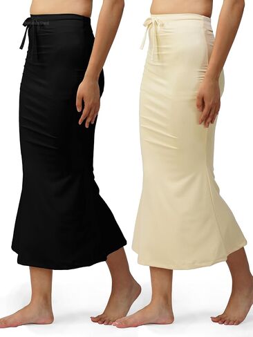 Saree Shapewear Petticoat for Women, Cotton Blended,Petticoat,Skirts for Women,Shape Wear (Pack of 2) in Kuwait