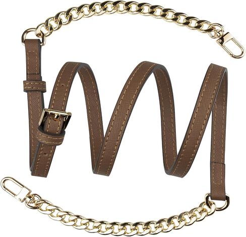 SOPROM Crossbody Replacement Straps Kit for Michael Kors Purse Adjustable Conversion for MK Bag (Chestnut) in Kuwait