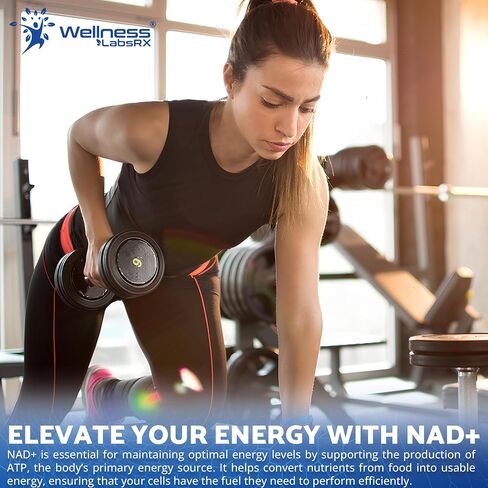 LiposomalNAD+ Supplement - Third-Party Tested NAD Softgels Nicotinamide Riboside Resveratrol - 2500mg Liposomal NAD Supplements for Women - Longevity Support - Made in USA in Saudi Arabia