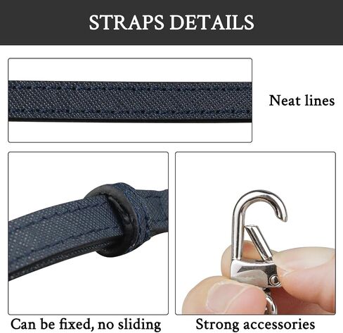 SOPROM Crossbody Replacement Straps Kit for Michael Kors Purse Adjustable Conversion for MK Bag (Chestnut) in Kuwait