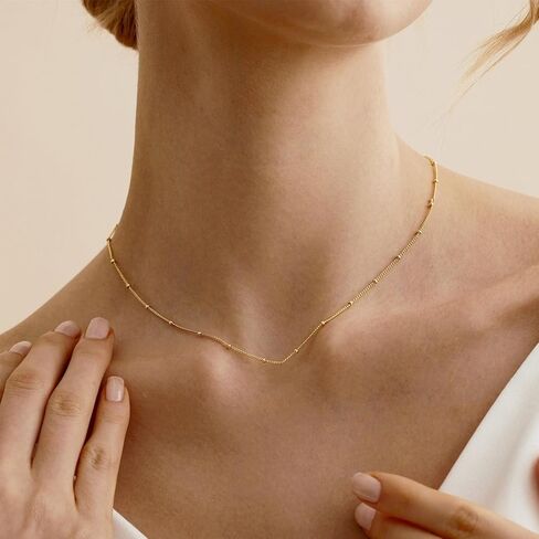 Lariat Necklace for Women, Long Chain, Drop & Layered Designs, Dainty Non-Tarnish Necklace in Kuwait