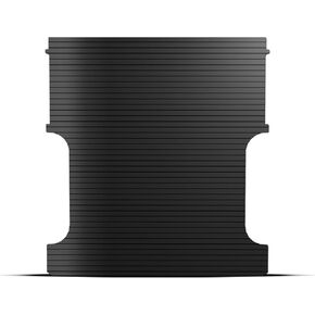 Armordillo Horizontal Line Rubber Truck Bed Mat|Compatible with 2022-2024 Toyota Tundra 5.5 Ft 66.7" Short Bed|8723890|Black|Mat Liner