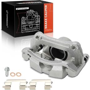 A-Premium Disc-Disc Brake Assembly مع قوس متوافق مع Kia Soul 2019 2020 2021 2022 2023 ، جانب السائق الأيسر الأمامي