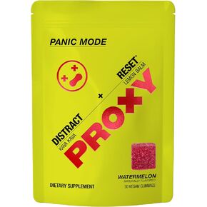 Kava Kava Stress Relief with Instant Kava Root & Lemon Balm - Watermelon Flavor, Natural Flavoring, No Artificial Additives, Travel Friendly Calming Support for Adults - Proxy Panic Mode