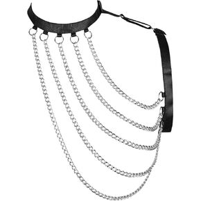 Fashion Plus Size Harness Bra Women Body Chain Gothic Lingerie Punk Full Cage Hollow Out Belts Halloween Rave Clothing