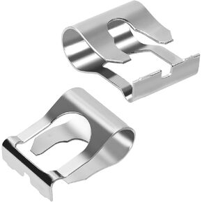 2pcs Windscreen Wiper Linkage Clips, Auto Windshield Wiper Motor Linkage Bushing Rods Arms Link Repair Clamps Kit