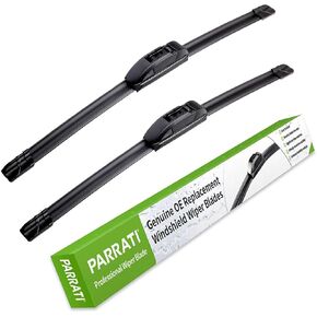 PARRATI® Windshield Wipers-26''+22''+12'' Replacement for 2018-2023 Volkswagen VW Atlas Wipers,Automotive Front and Rear Wiper Blades for MY Car Replace of Original Equipment(Set of 3)
