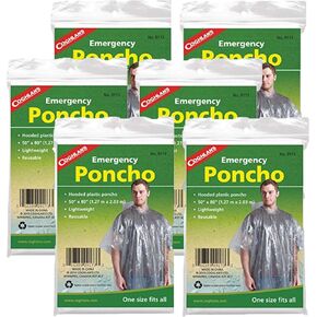 Coghlan's Emergency Poncho (6 Pack)
