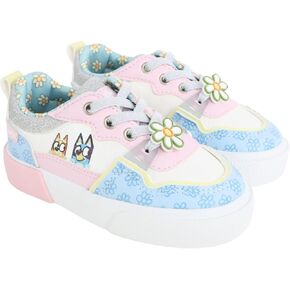 Ground Up Bluey and Bingo Court Little Girls Low Top Sneakers