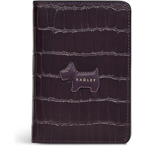 RADLEY London Eltham Mews Faux Crocodile- Boxed Passport Cover & Luggage Tag, Imperial