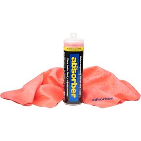41149 The Absorber Synthetic Drying Chamois, 27" x 17", Red
