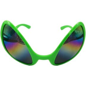 Novelty Alien Glasses for Alien Costume Accessories, Green