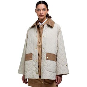 Barbour Women's Corinne Quilted Jacket, Light Sand/Ancient