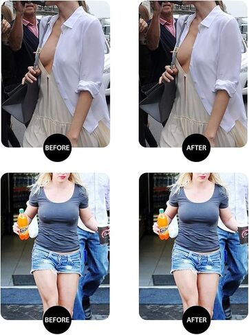 Breast Pasties Lift - Invisible Silicone Breast Lifting Adhesive Bra Reusable Nipple Covers for Women in Saudi Arabia