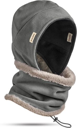 Sukeen Winter Hat Scarf Set for Women Double Side Wear Warm Hat Antistatic Cold Weather Hats with Thick Fleece Scarf in Saudi Arabia