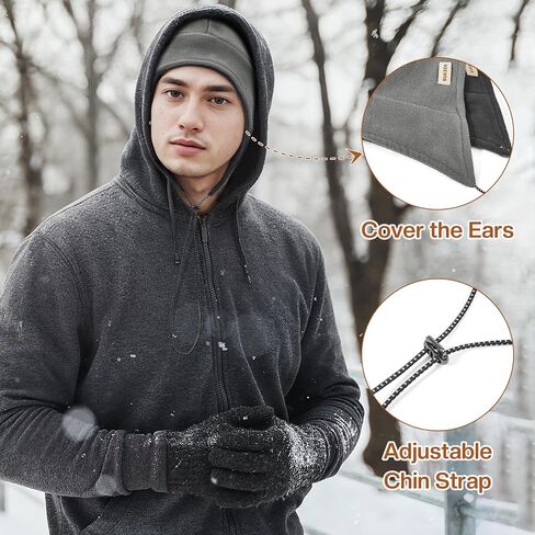 Sukeen Winter Hat Scarf Set for Women Double Side Wear Warm Hat Antistatic Cold Weather Hats with Thick Fleece Scarf in Saudi Arabia
