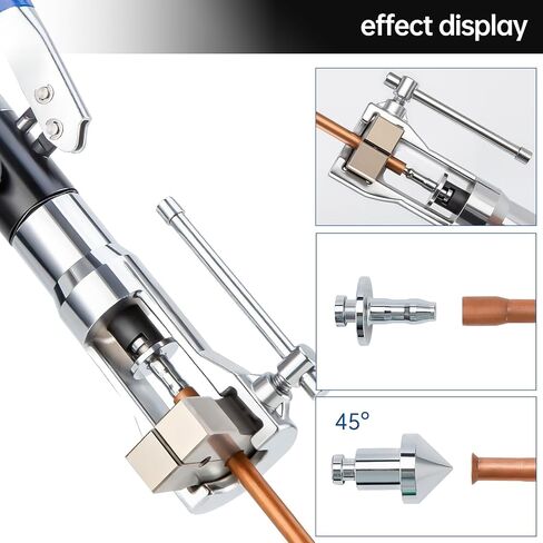 Hydraulic Flaring Tool Kit for 3/16 to 7/8 inch and Swaging Tools Soft HAVE Copper Tube Extrusion Type Water Gas Line Automotive Plumbing,Not for Brakeline Fuel Transmission Brake Line in Kuwait