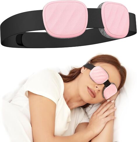 Sleep Mask for Men Women,Sleep Mask with Cpap for Side Sleeper,3D Intraocular Eye Mask Pressure-Free & 100% Blockout with Adjustable Strap Foldable Blind Fold for Flight, Travel, Nap with Box（Black） in Saudi Arabia