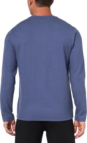 BOSS Waffle Long Sleeve Shirt, Blue Corn, M in Saudi Arabia