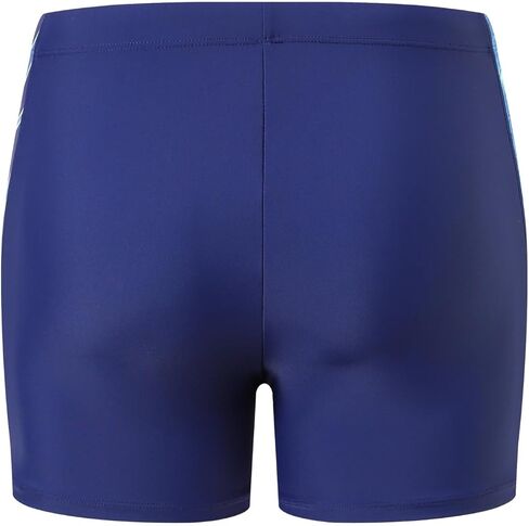 Steppe Men's Square Leg Jammers, Athletic Swimwear Quick Dry Swimming Trunks, Printed Comfortable Bathing Suit in Kuwait