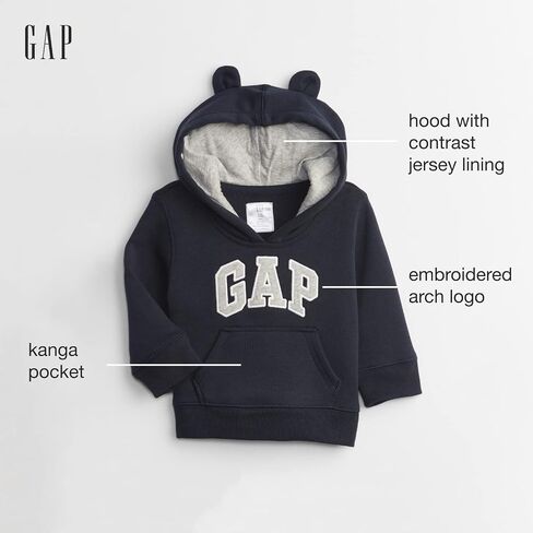 GAP Playtime Favorites Logo Full Zip Hoodie Hooded Sweatshirt in Saudi Arabia