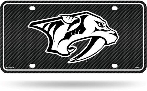 Rico Industries NHL Minnesota Wild Carbon Fiber Metal Auto Tag 8.5 بوصة × 11 بوصة - رائعة للشاحنة/السيارة/سيارات الدفع الرباعي in Kuwait