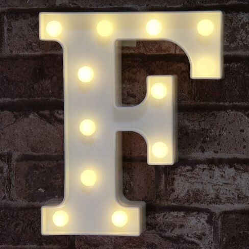 Pooqla LED Marquee Letter Lights Sign, Light Up Alphabet Letter for Home Party Wedding Decoration A in Kuwait