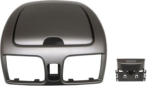 رمادي مكيف الهواء الرمادي Vent Vatele Panel AC Grille Box Panel Kit 682605M002 متوافق مع Nissan Sentra Sunny 2000-2006 Dasbecan Center Dash A/C Outlet Air Vent in Saudi Arabia