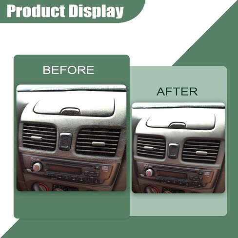 رمادي مكيف الهواء الرمادي Vent Vatele Panel AC Grille Box Panel Kit 682605M002 متوافق مع Nissan Sentra Sunny 2000-2006 Dasbecan Center Dash A/C Outlet Air Vent in Saudi Arabia