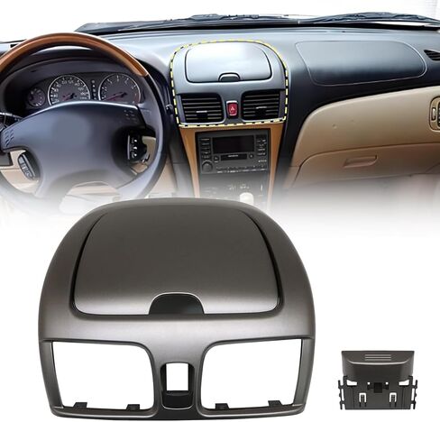 رمادي مكيف الهواء الرمادي Vent Vatele Panel AC Grille Box Panel Kit 682605M002 متوافق مع Nissan Sentra Sunny 2000-2006 Dasbecan Center Dash A/C Outlet Air Vent in Saudi Arabia