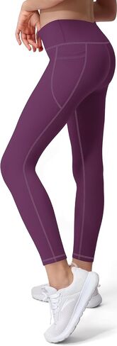 AENLLEY Girls Activewear Leggings with 2 Pockets - Kids Dance Workout Yoga Pants for Athletic Pack of 3 in Kuwait
