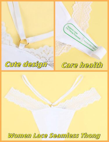 Ohyeahlady نساء الحرير الجليد سراويل داخلية نسائية من الدانتيل الملابس الداخلية مثير g-سلسلة ثونغ T الظهر الخد محب تمتد الملابس الداخلية بيكيني موجز in Kuwait