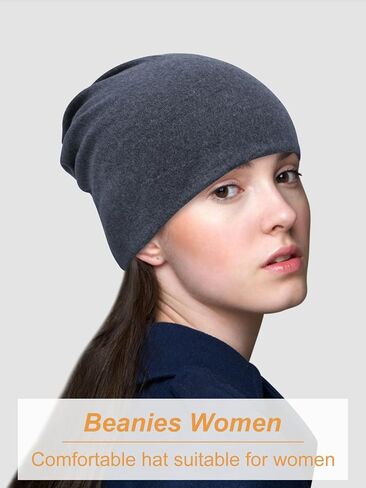 Senker Fashion Cotton Hats Beanie Hats ، أغطية رأس كيميائية للنساء للنساء لينة خفيفة الوزن سقف جمجمة CAP مرنة CAP in Saudi Arabia