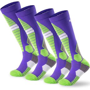 Thermal Ski Socks – Moisture-Wicking, Cushioned, Warm Winter Socks for Skiing & Snowboarding, Cold Weather Socks