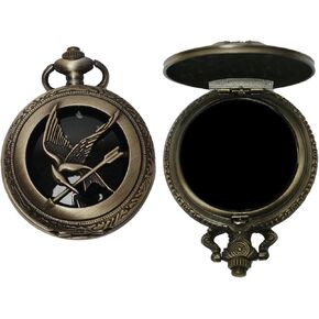 Obsidian Scrying Mirror, Natural Healing Crystal Obsidian Mirror with Bag, for Divination, Meditation, Healing, Feng Shui (Pocket Watch-6)